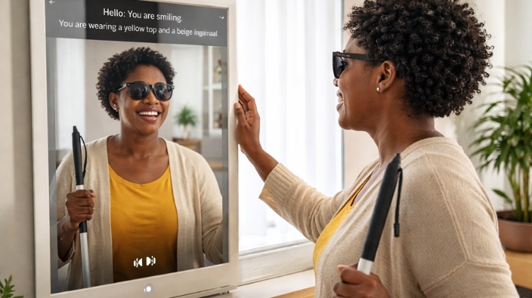 AI mirrors are changing the way blind people see themselves