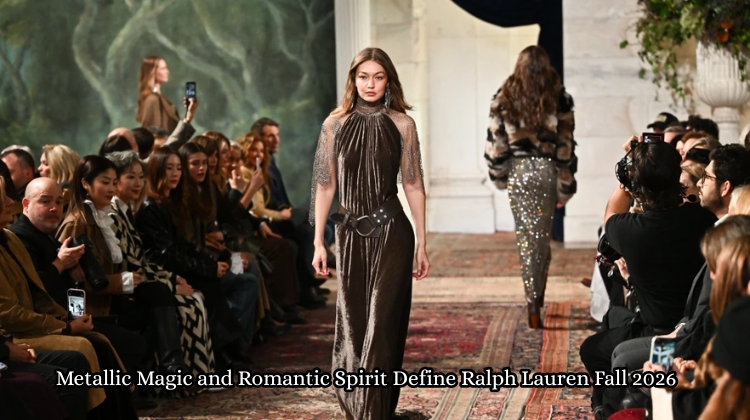 Metallic Magic and Romantic Spirit Define Ralph Lauren Fall 2026